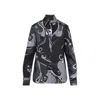 Pucci Abstract Pattern Long Sleeve Silk Shirt