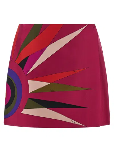 PUCCI EMILIO PUCCI SILK SKIRT