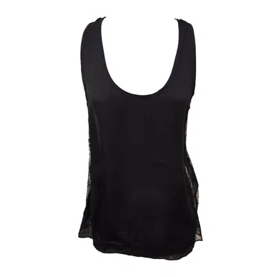 Pre-owned Pucci Emilio  Silk Top Size 40 In Black