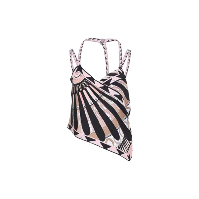 Pucci Emilio  Silk Twill Top In Multi