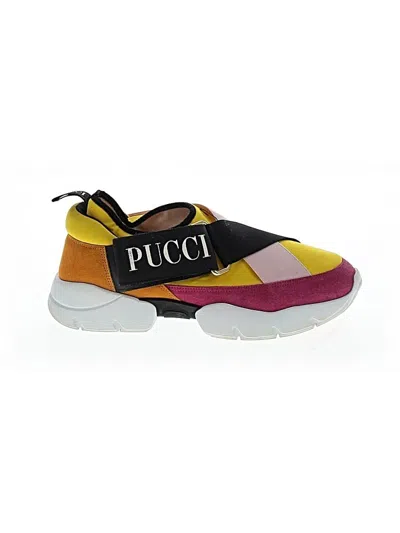 Pre-owned Pucci Emilio  Sneakers In Orange