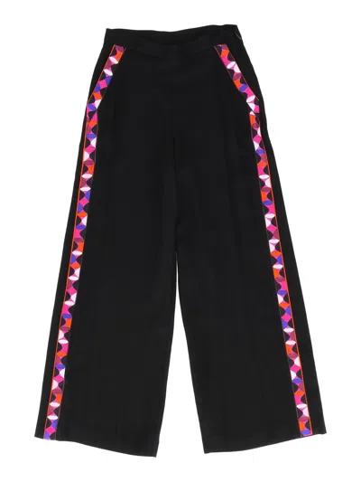 Pucci Kids' Emilio  Trousers In Black