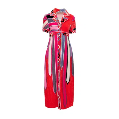 Pucci Emilio  Velvet Dress - '90s In Red