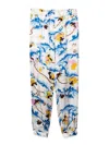 Pucci Emilio  Viscose-silk Blend Trousers In Multicolor