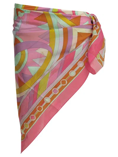 Pucci Emilio  "vivara" Pareo In Multi