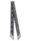 Pucci Patterned Silk Bandeau With Logo-print In Multi