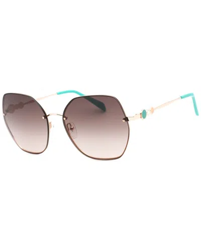 Pucci Emilio  Women's Ep0177 60mm Sunglasses In Gold