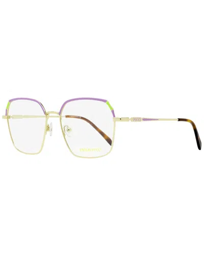 Pucci Emilio  Women's Ep5210 54mm Optical Frames In Purple