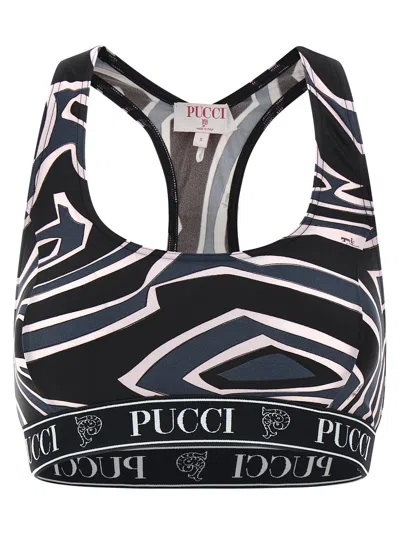 Pucci Emilio  Women's Labirinto Sports Top In Black