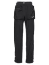 Pucci Logo Nylon Pants In Black