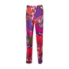 Pucci Pants Orchidee Print In Black