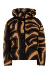 Pucci Printed Nylon Down Jacket In Black