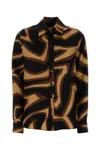 Pucci Printed Silk Shirt In Black