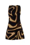 Pucci Labirinto Print Mini Dress In Black