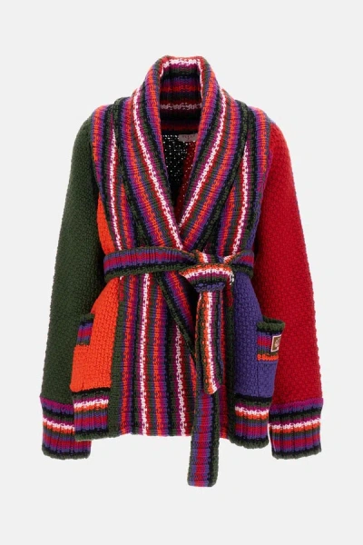 PUCCI EMILIO PUCCI WOMEN WOOL CARDIGAN WITH BELT