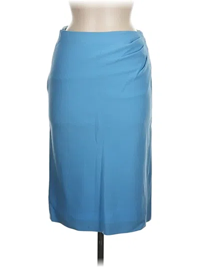 Pre-owned Pucci Emilio  Wool Skirt In Blue