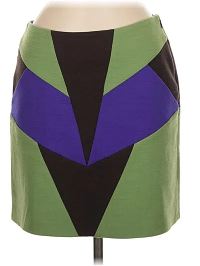 Pre-owned Pucci Emilio  Wool Skirt In Green