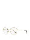 Pucci Enamel-accent Butterfly-frame Glasses In Multi