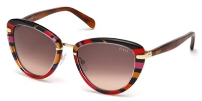 Pucci Ep0011 77f Women's Sunglasses Red Size 56