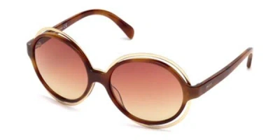 Pucci Ep0055 53z Women's Sunglasses Tortoiseshell Size 59 In Brown