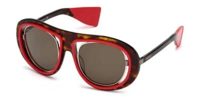 Pucci Ep0059 54j Women's Sunglasses Tortoiseshell Size 50 In Brown