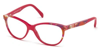 Pucci Ep5022 Women's Glasses, Red, Size 54