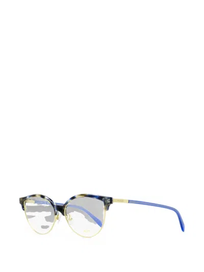 Pucci Ep5259 Browline Oval-frame Glasses In Multi