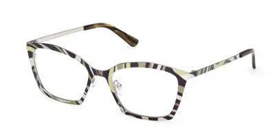 Pucci Ep5276 099 Occhiali Da Vista Verdi Per Donna (solo Montatura)