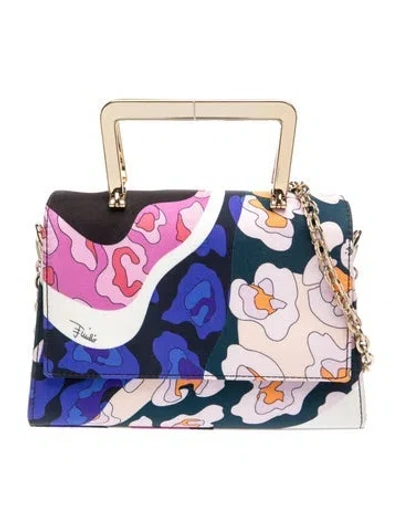 Pre-owned Pucci Evening Bag In Blue