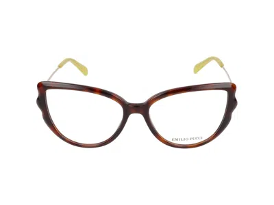 Pucci Eyeglasses In Brown