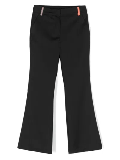 Pucci Woven Mini Pants For Girls In Black