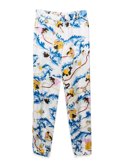 Pucci Fabric Pants In White