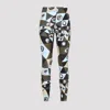 Pucci Polyamide Leggings Geometric Pattern High Waist In Black