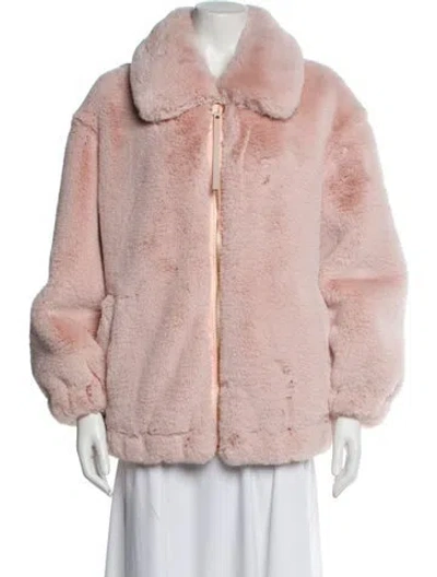 Pre-owned Pucci Faux Fur Jacket W/ Tags In Pink