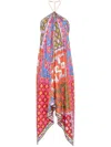 Pucci Midikleid Aus Seide Mit Festa-print In Orange