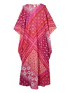 Pucci Printed Cotton-muslin Kaftan In Pink