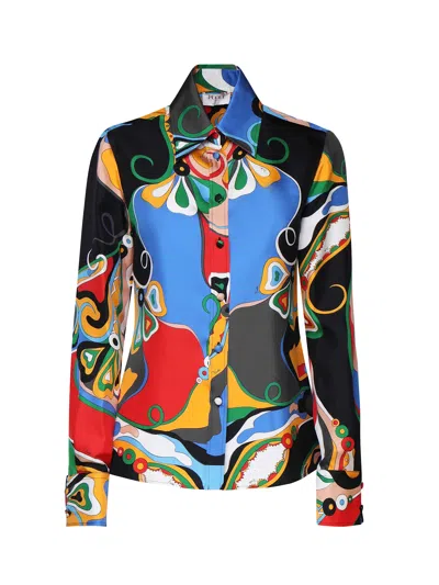 Pucci Festa Shirt In Multicolour