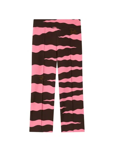 Pucci Fiamme Print Capri Pants In Multi