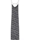 Pucci Fiori Di Loto-print Long Dress In Black
