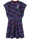 Pucci Fiori Di Loto-print Minidress In Purple