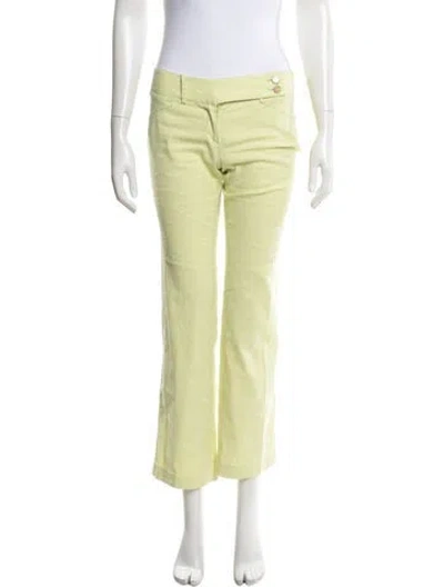 Pre-owned Pucci Flared Pants In Green