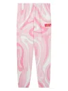 Pucci Fleece Track Pants In 粉色