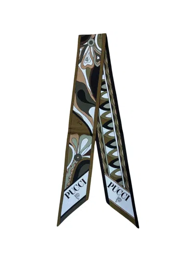 Pucci Floral Bandeau In Green