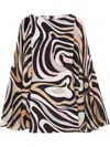 Pucci Marmo Print Mini Kaftan In Gray
