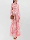 Pucci Flowing Geometric High Waist Maxi Skirt
