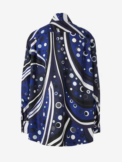 Pucci Fontane Motif Shirt In Relaxed Fit