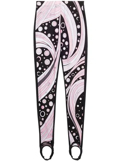 PUCCI FONTANE-PRINT PERFORMANCE LEGGINGS