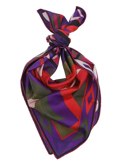 Pucci Foulard 90x90 - Silk Twill In Multi
