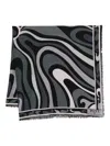 Pucci Fringed Scarf In Black