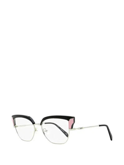 Pucci Geometric Butterfly-frame Glasses In Gold